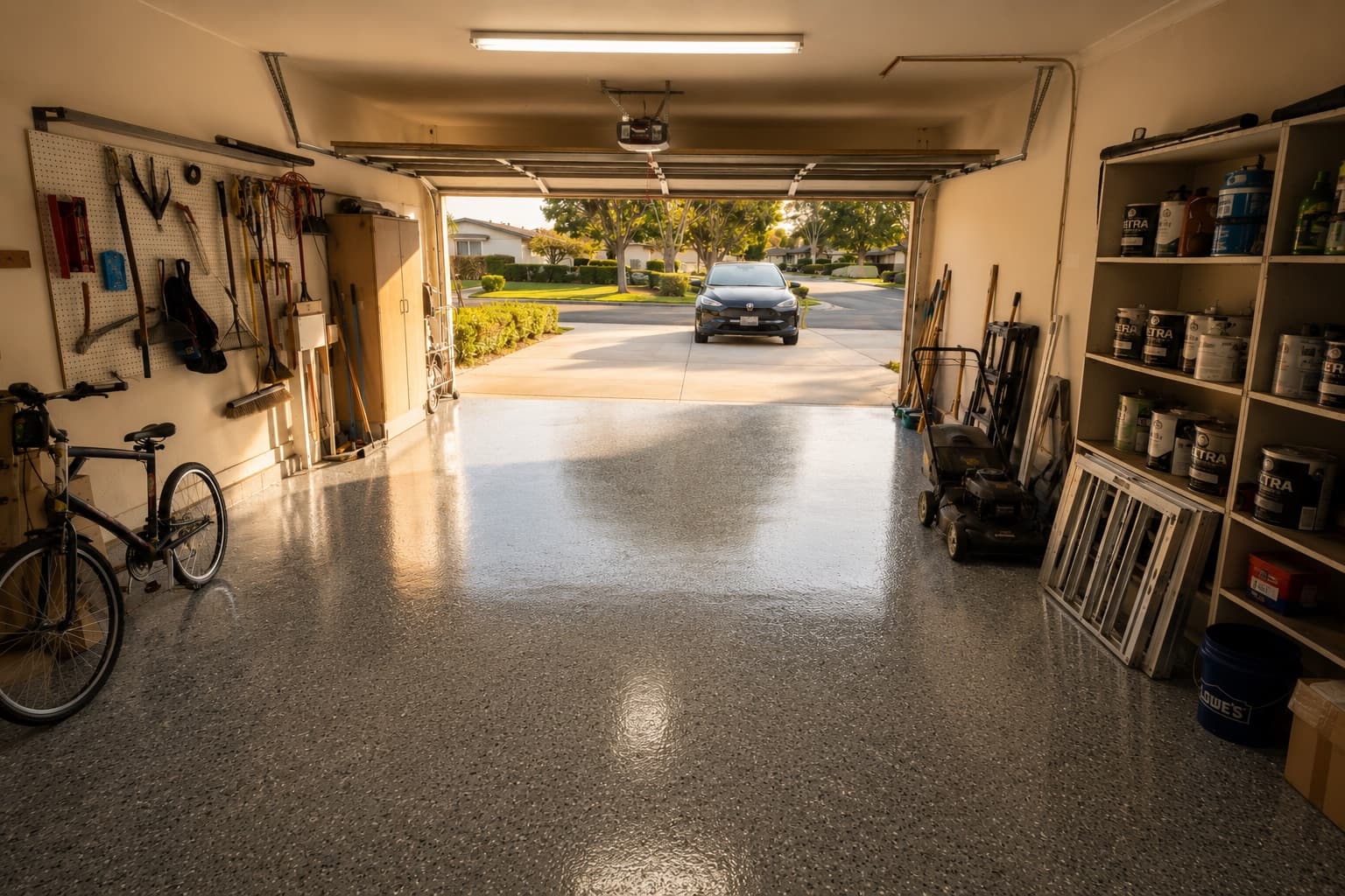2-Car Garage Refresh after coating